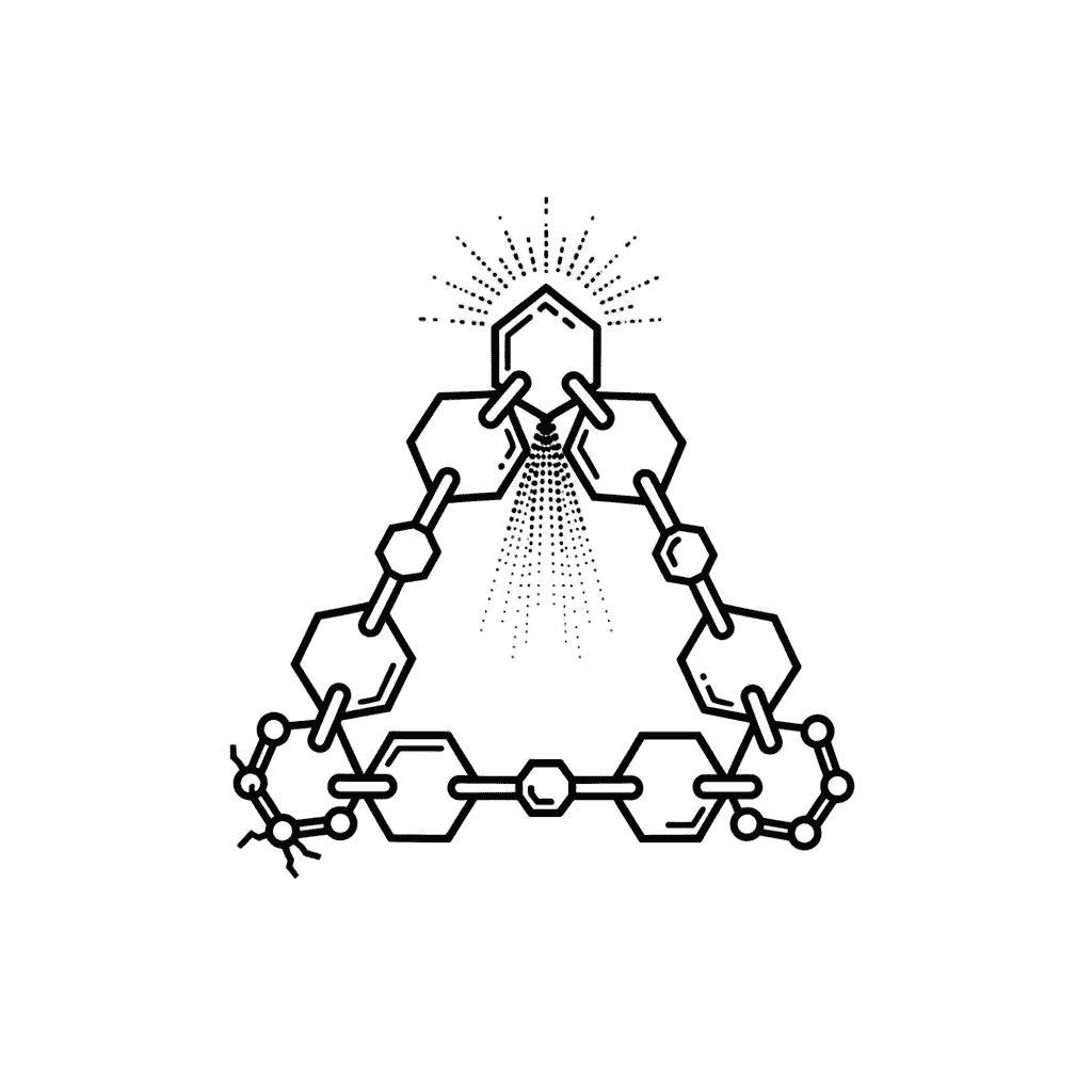 Wolverine Plus molecule illustration