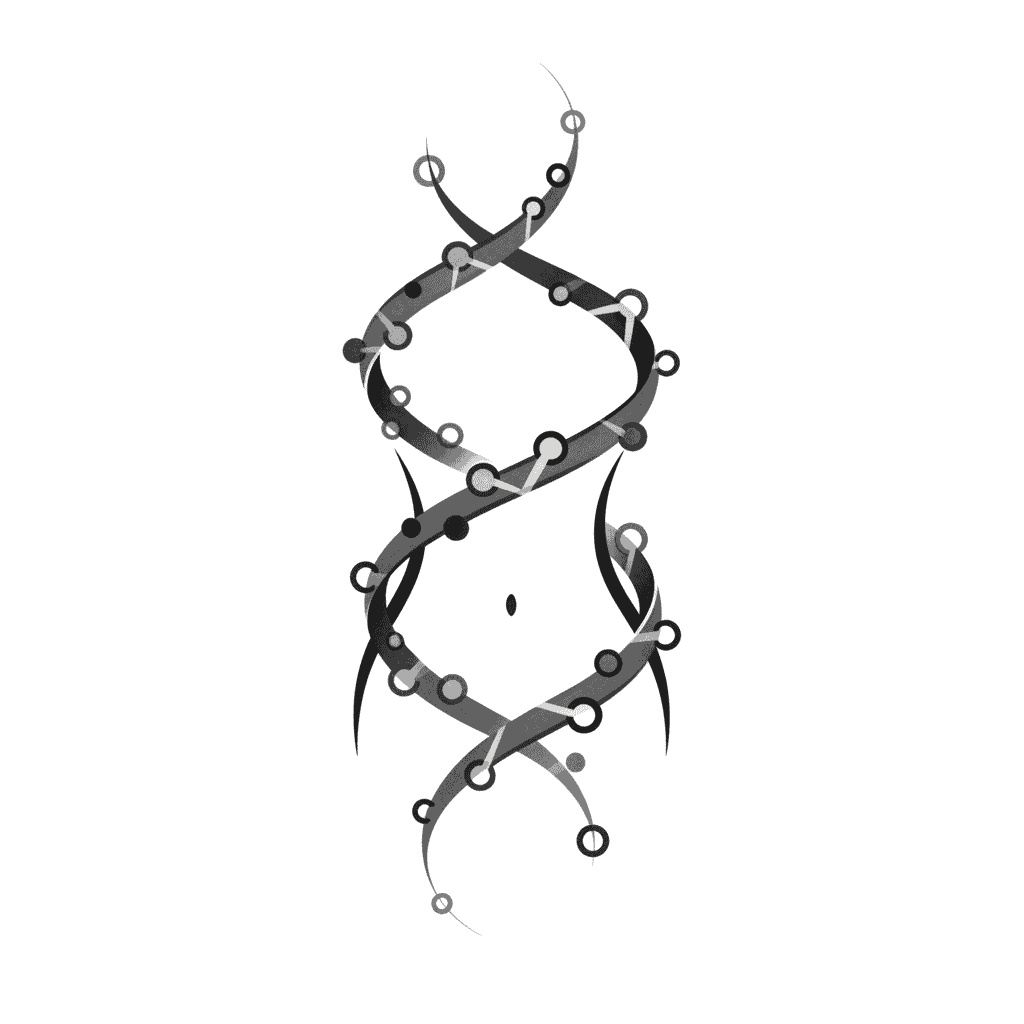 Tesamorelin+Ipamorelin blend molecule illustration