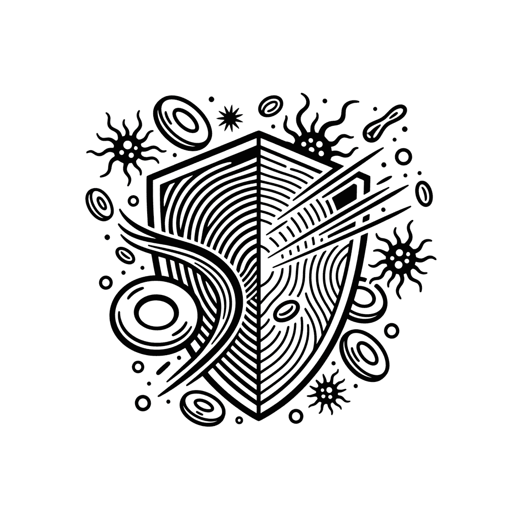 مضاد للعدوى والتخثر illustration