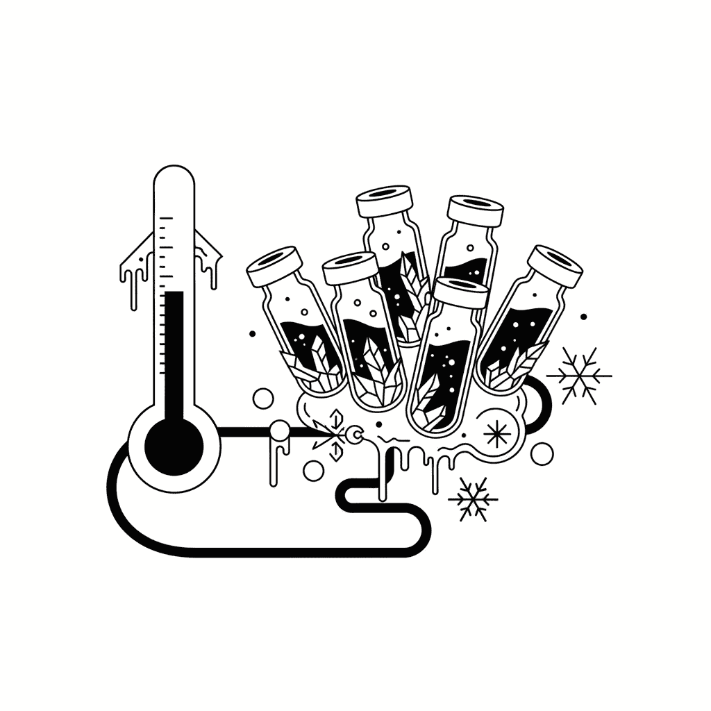 storage cold chain and beyond use dates illustration