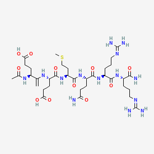 Structure reference image for Acetyl hexapeptide-8