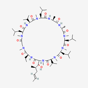 Structure reference image for Cyclosporine