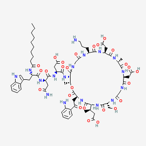 Structure reference image for Daptomycin