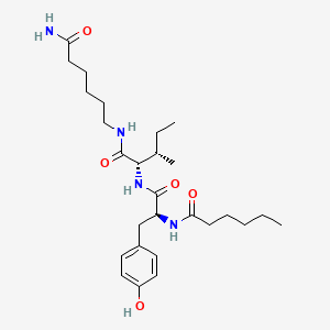 Structure reference image for Dihexa
