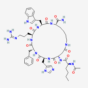 Structure reference image for Melanotan II