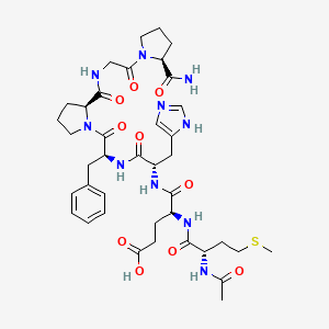 Structure reference image for N-Acetyl Semax Amidate