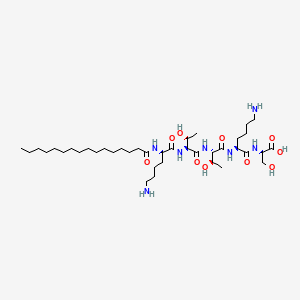 Structure reference image for Palmitoyl pentapeptide-4