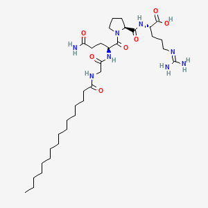 Structure reference image for Palmitoyl tetrapeptide-7