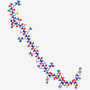 Structure reference image for Sermorelin