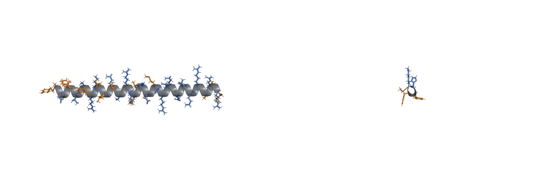 تصوير الهيكل المثالي لـ Tesamorelin + Ipamorelin blend