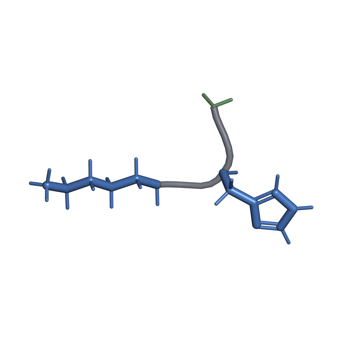 Penggambaran struktur ideal untuk Palmitoyl tripeptide-1